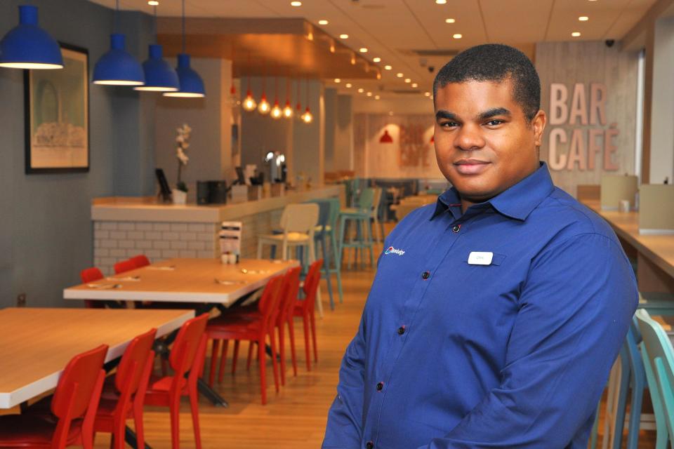  Chris was hired on the spot to be a bar manager at Travelodge