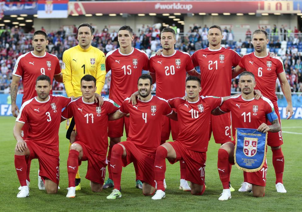  Serbia have three points from their first two matches, following defeat against Switzerland