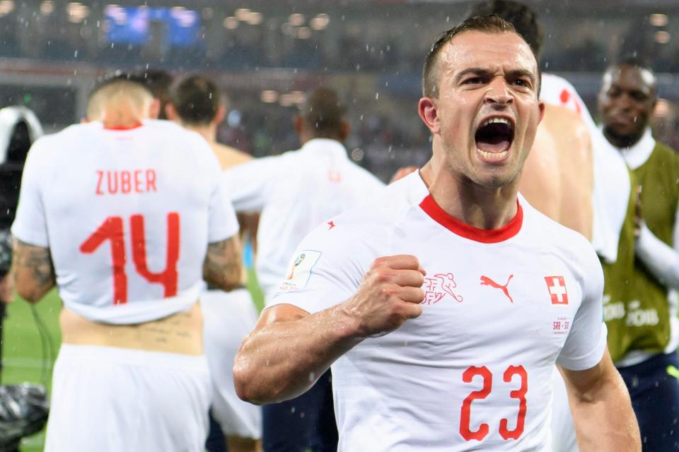  Before Shaqiri netted a last-minute winner for his side