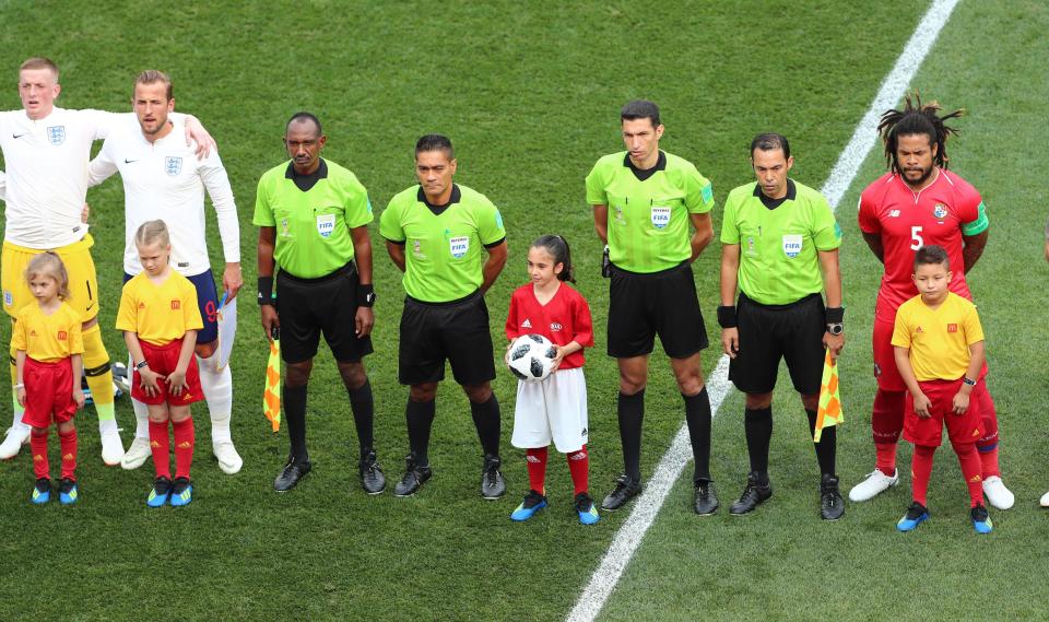 Alysia Singh carried the ball out before England vs Panama