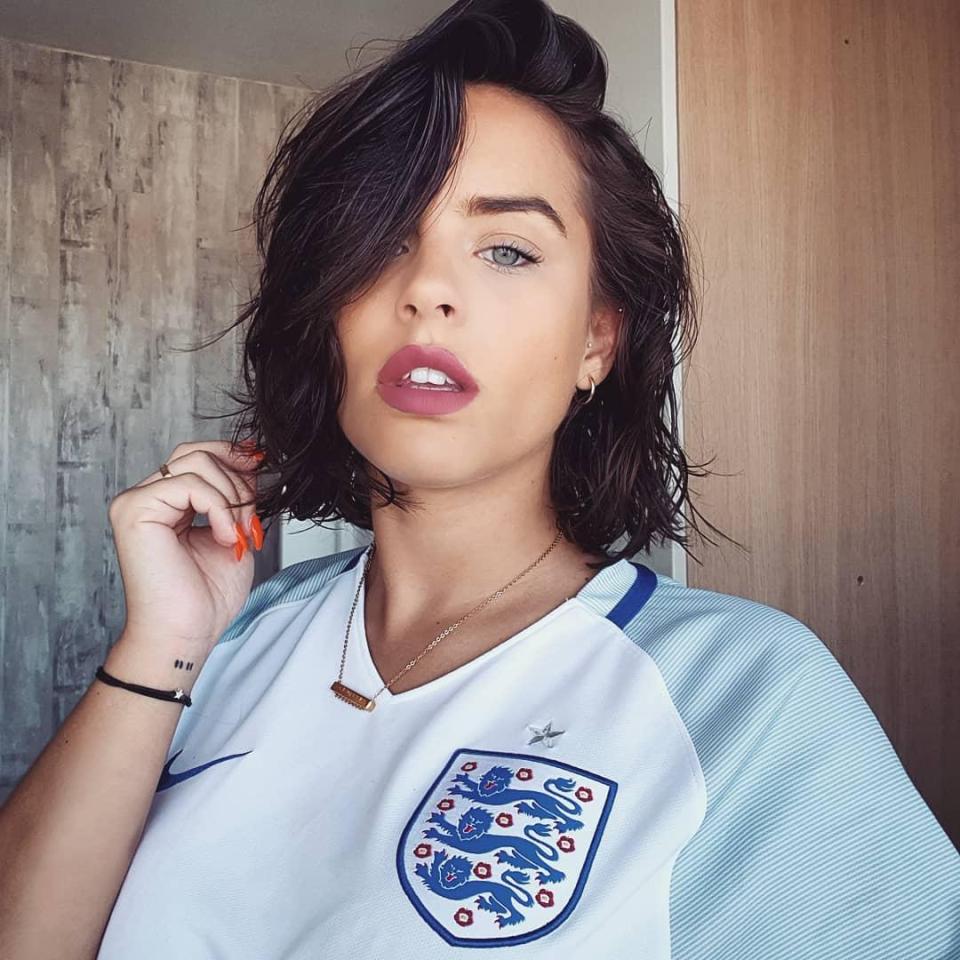  Georgia May Foote shared this saucy snap ahead of England's 6-1 victory over Panama