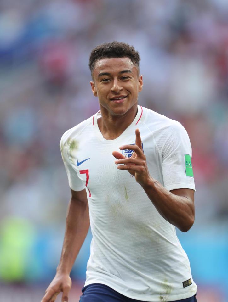  Jesse Lingard celebrates scoring a wonder goal against Panama