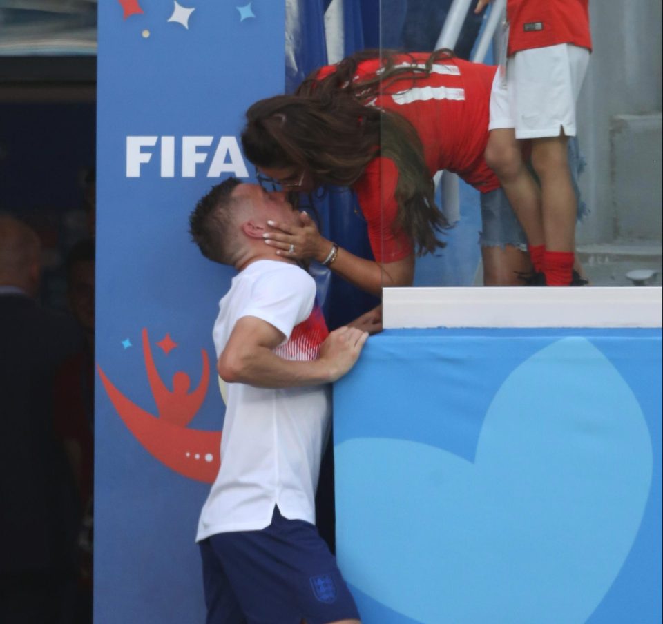  Rebekah has been cheering him on at the games