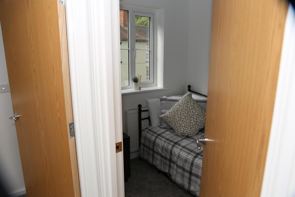  The third bedroom is a small box room