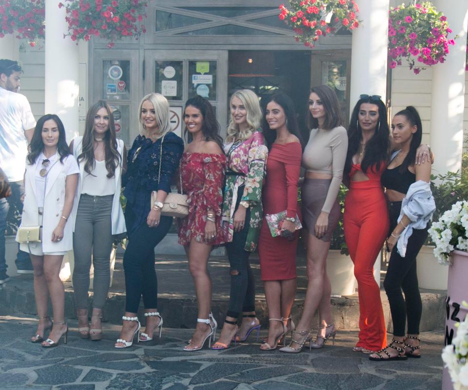  Millie Savage, Gemma Acton, Megan Davison, Rebekah Vardy, Annabel Peyton, Fern Hawkins, Shannon Horlock, Annie Kilner and Lucia Loi