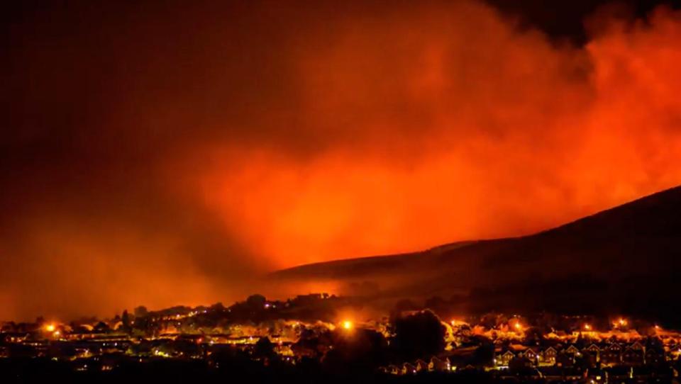 The Saddleworth Moor blaze is now said to be the 'biggest in living memory'