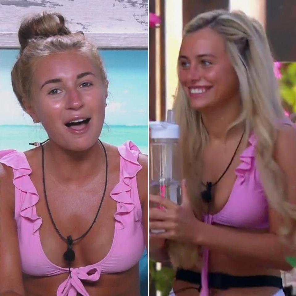  But Ellie has also wore the same pink frilly bikini as Dani Dyer