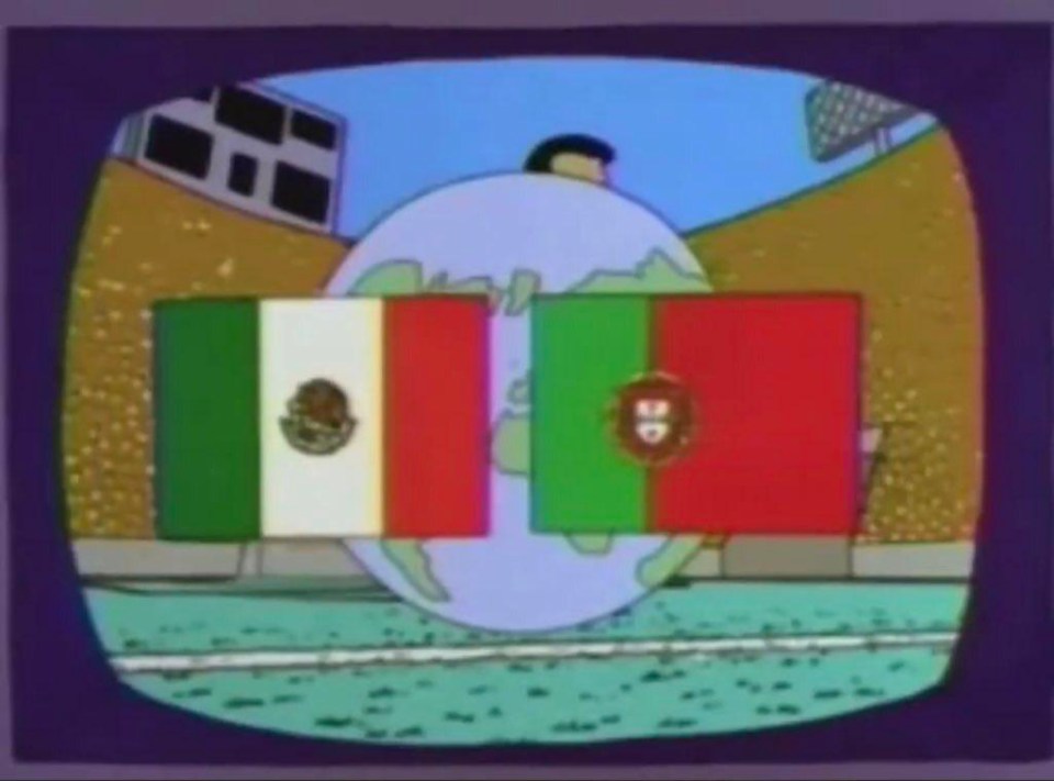 The Simpsons may have predicted the World Cup final between Portugal and Mexico