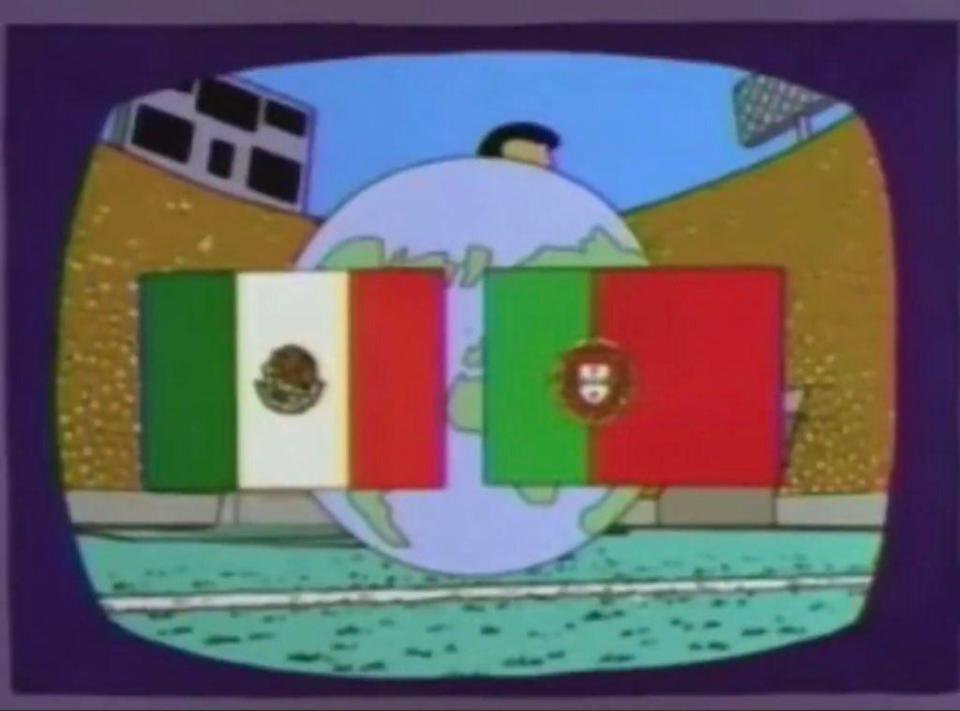  The Simpsons may have predicted the World Cup final between Portugal and Mexico