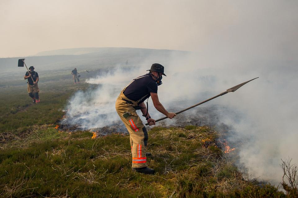 Fire crews are battling through the night in an effort to bring the blaze under control