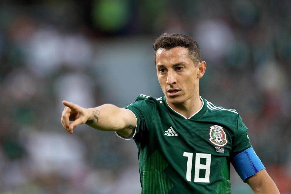  Guardado is Mexico's second-highest cap-holder behind Claudio Suarez's 177