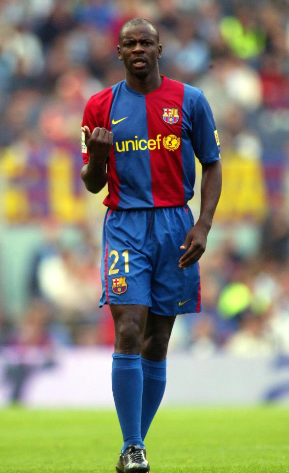  Lilian Thuram called time on his career after a spell at Barcelona