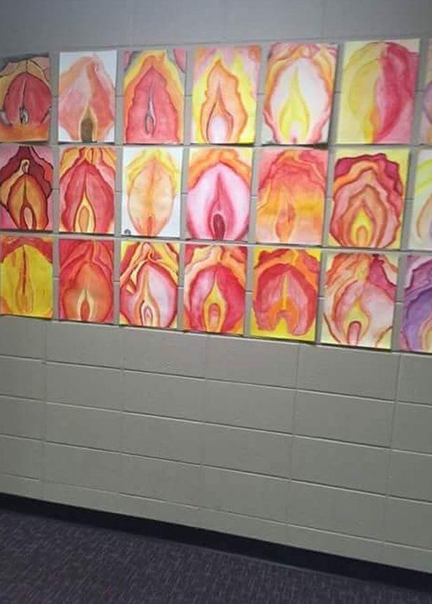  The children were told to paint candlelight - but the results were quite different