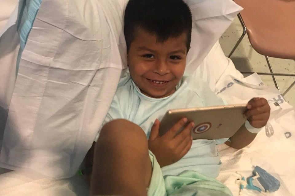  Vincent is now recovering in hospital