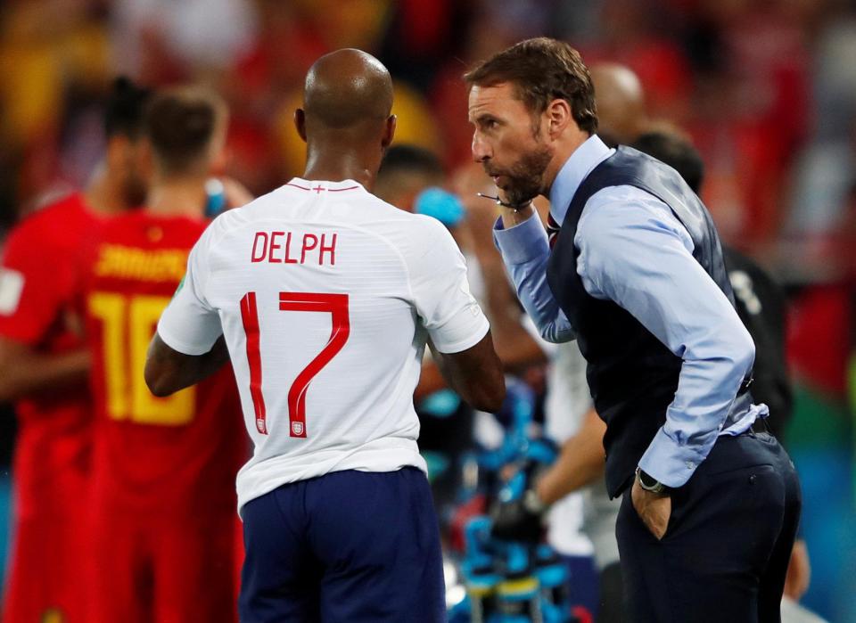  Gareth Southgate has allowed Fabian Delph to fly home be support wife due to give birth