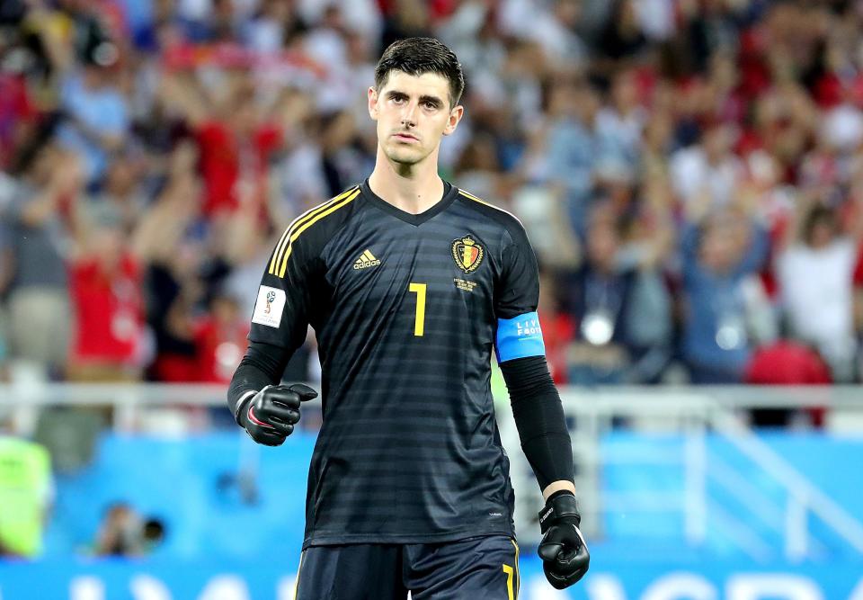  Thibaut Courtois was able to keep his place in between the sticks