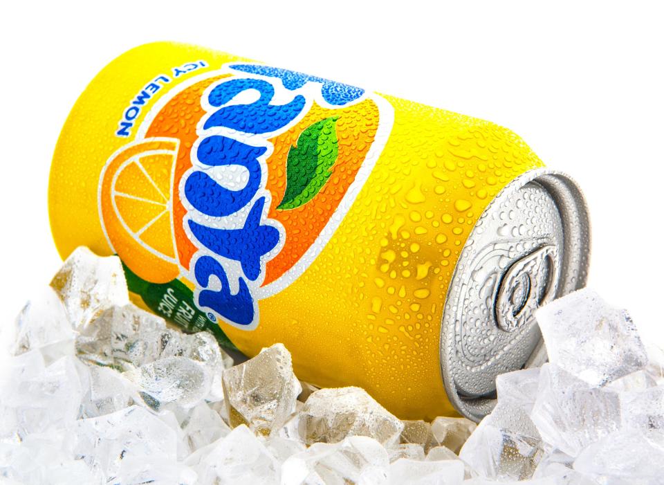  Fanta Lemon is one of three flavours sold in the UK with Orange and Fruit Twist