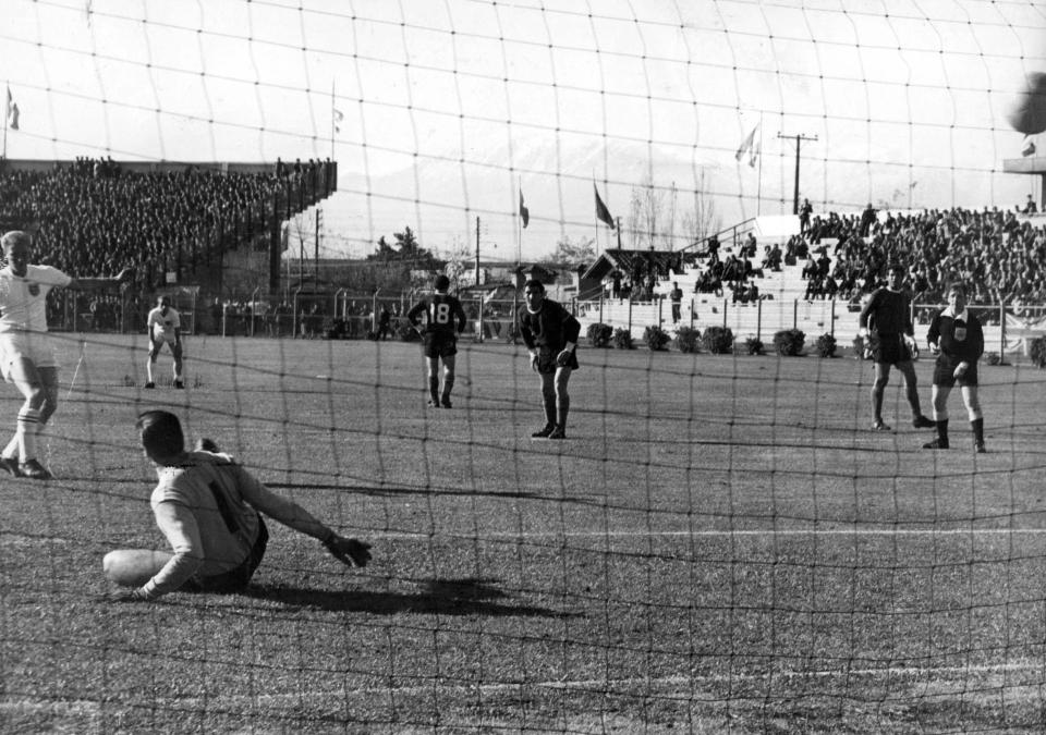  Flowers then makes it two from two as he scores against Argentina