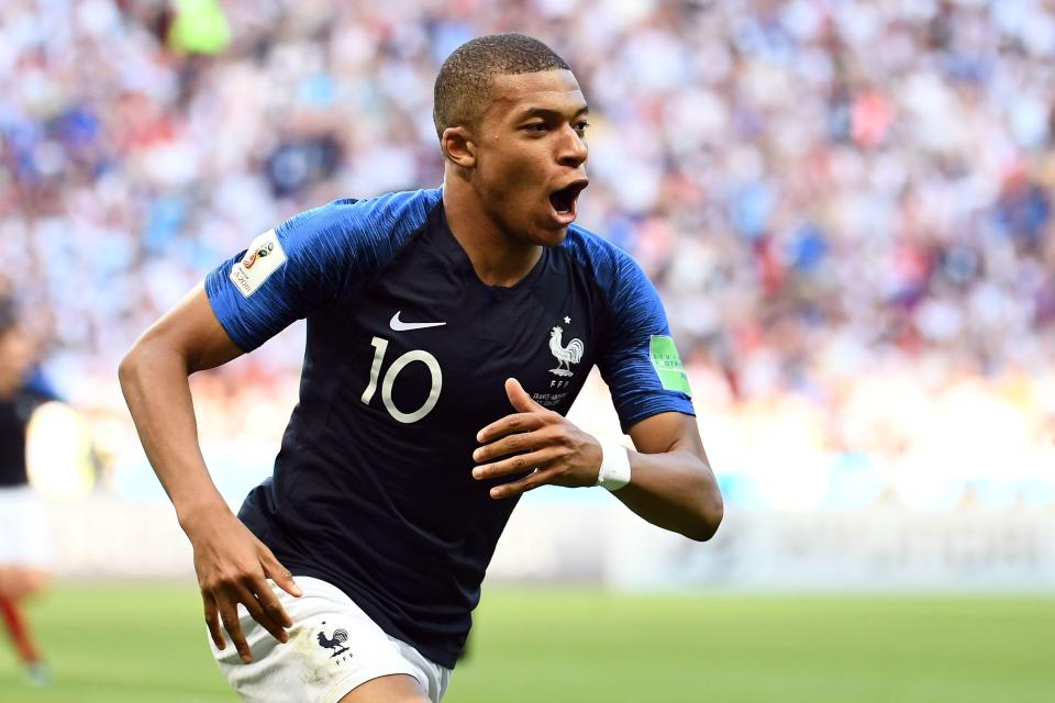 Kylian Mbappe became the first teenager since Pele in 1958 to score twice in a World Cup game during France's 4-3 win over Argentina