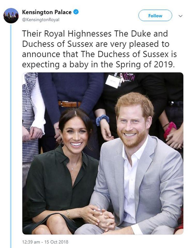  Kensington Palace announced the happy news this morning