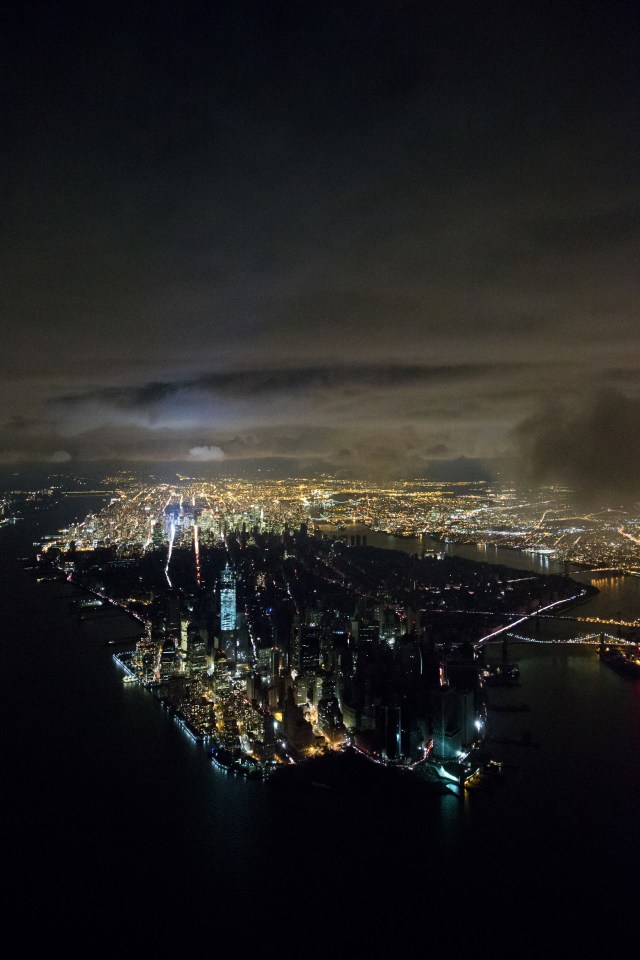 Manhattan in the aftermath of super storm Sandy, including the blackout from the power cut south of 39th street on October 31, 2019