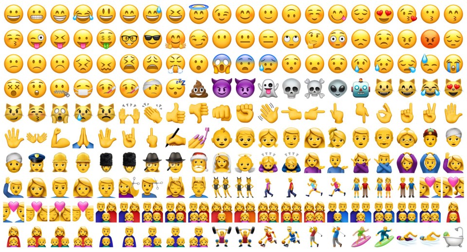  Emojis have come a long way since simple smiley faces