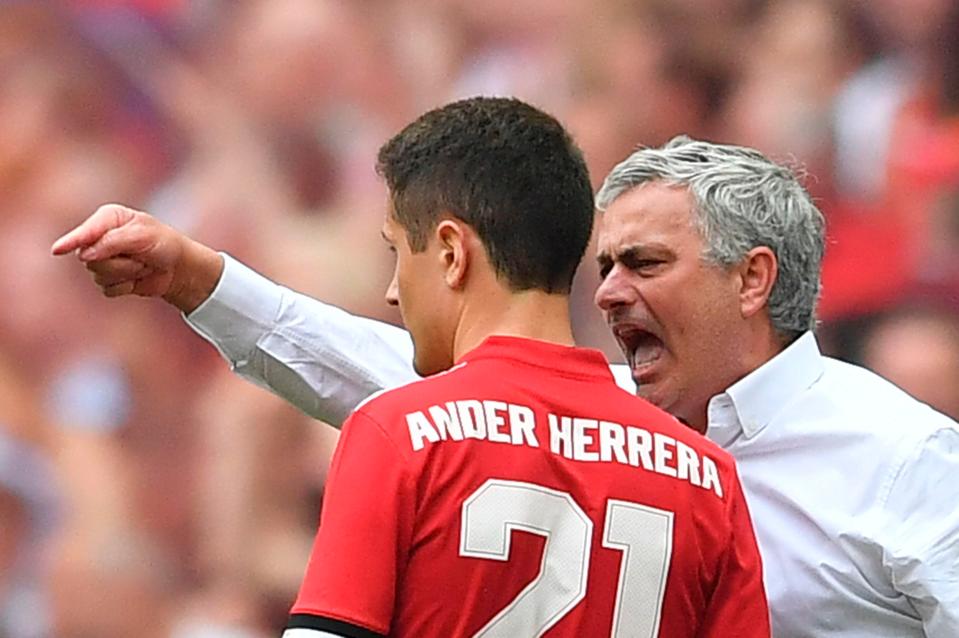  Herrera has dropped down the pecking order under Mourinho, with Fred arriving at the club