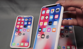  The handsets all borrow Apple's iPhone X all-screen front design