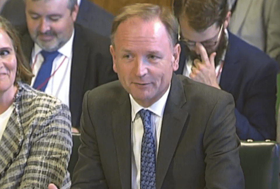  NHS England boss Simon Stevens giving evidence to MPs today