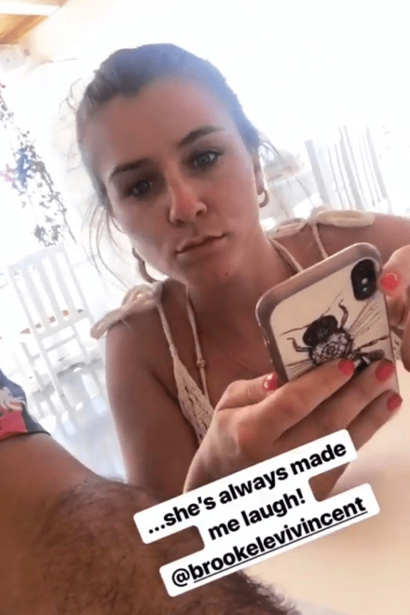  Brooke Vincent and her man Kean joined Ryan and Lucy in Mykonos