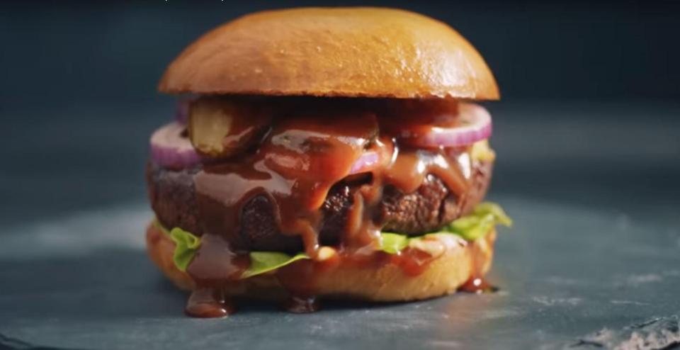  Sainsbury's will stock Naturli's "bleeding" vegan burger in the meat aisles