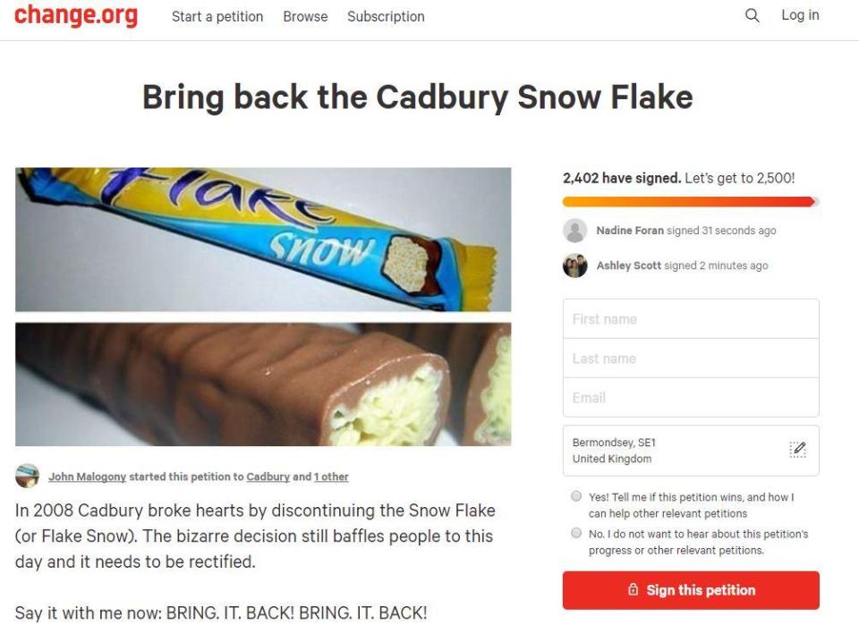  The petition has got more than 2,000 signatures already