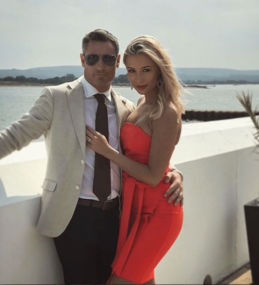  Dean Gaffney has given Rebekah Ward a promise ring