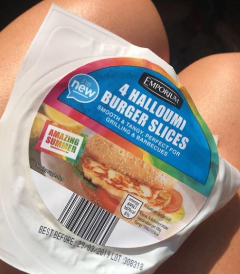  Aldi's halloumi burger slices are £1.59 a pack