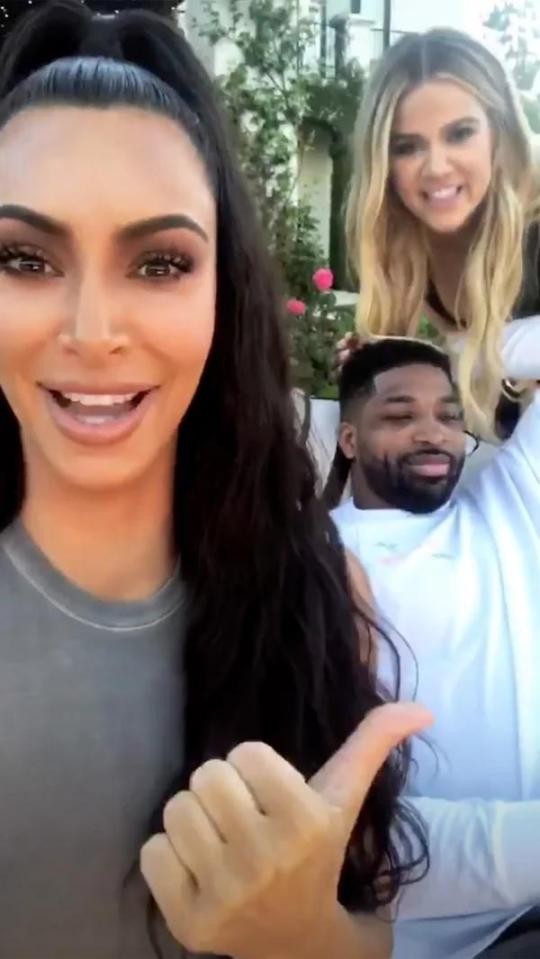  Kim Kardashian cornered Tristan Thompson at Khloe Kardashian's birthday party and made him block her from Instagram