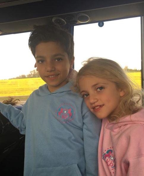 Princess and Junior are staying with their dad Peter Andre for the time being