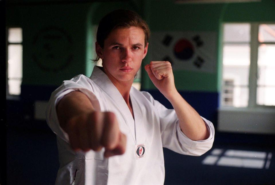  Matt is a 7th Degree Black Belt Master in Tae Kwon Do and holds Black Belts in Kickboxing and Kung Fu