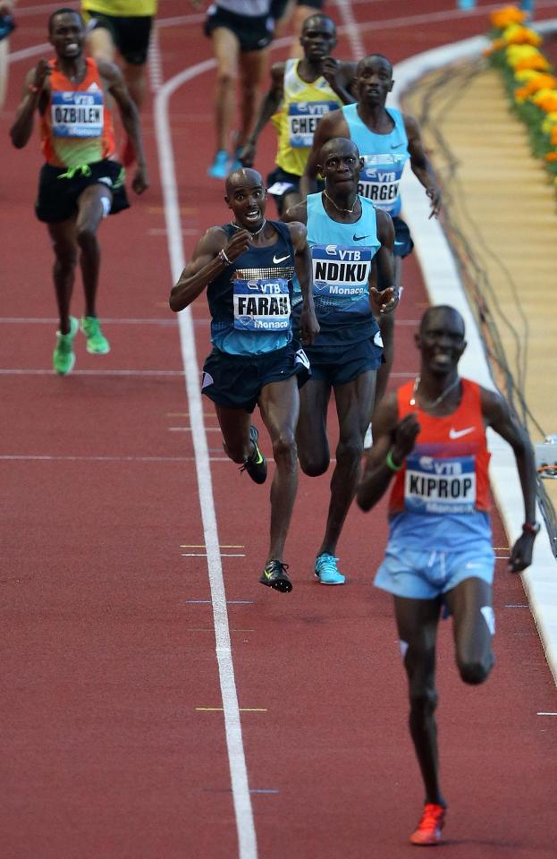  Mo Farah has previously questioned the legitimacy of his 1500m win three years ago