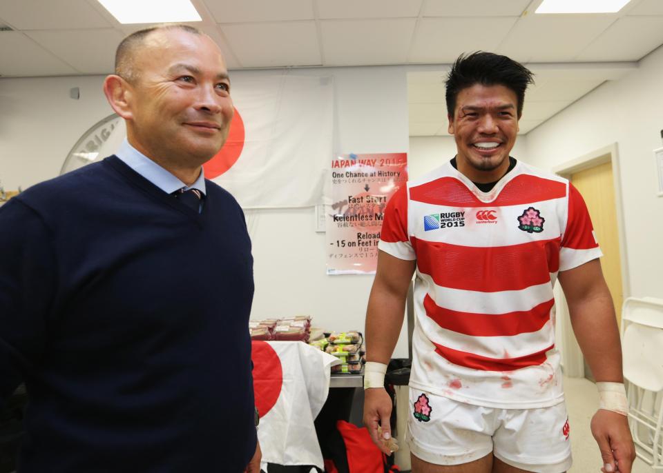  Jones bossed Japan to their most famous ever win - over South Africa in the 2015 World Cup