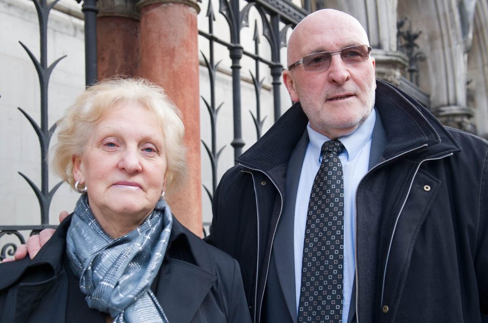  Ken Cameron and his wife Toni, who died in 2016 and is buried with her son Stephen