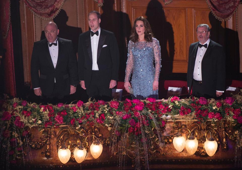  The Duke and Duchess of Cambridge represented the Royal Family at the 2017 Royal Variety Performance