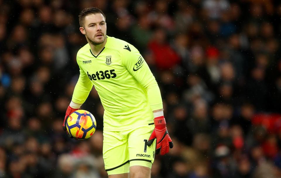  Stoke want a British-record fee for their shotstopper Butland