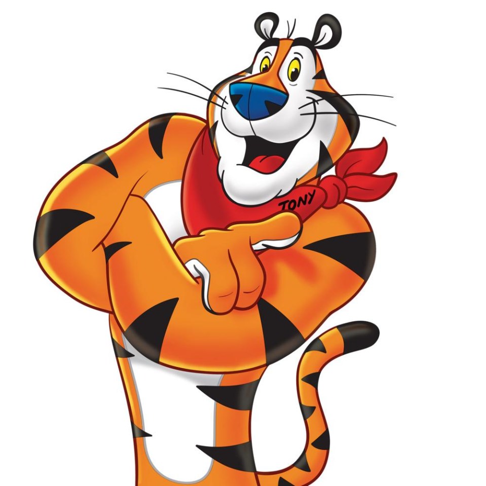 Jamie Oliver believes cartoon characters like the Frosties icon should not promote kids cereal