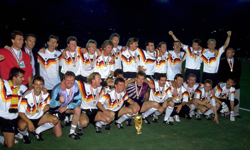  Germany's Adidas kit from 1990 revolutionised football shirts