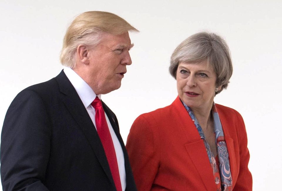  Donald Trump yesterday launched a furious Twitter tirade against Canada and his European allies, and also reports had him lashing out at Mrs May