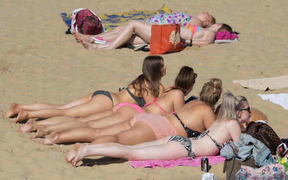  We could all get to do a lot more sunbathing this month