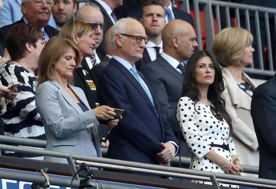  Granovskaia, bottom right, was listed as 'the most powerful woman in football' by the Times when appointed director in 2014