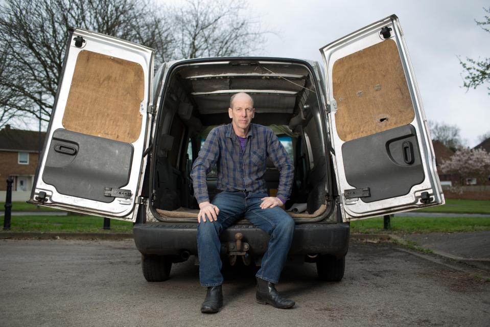 Clive claims to have fathered 129 kids from the back of his van