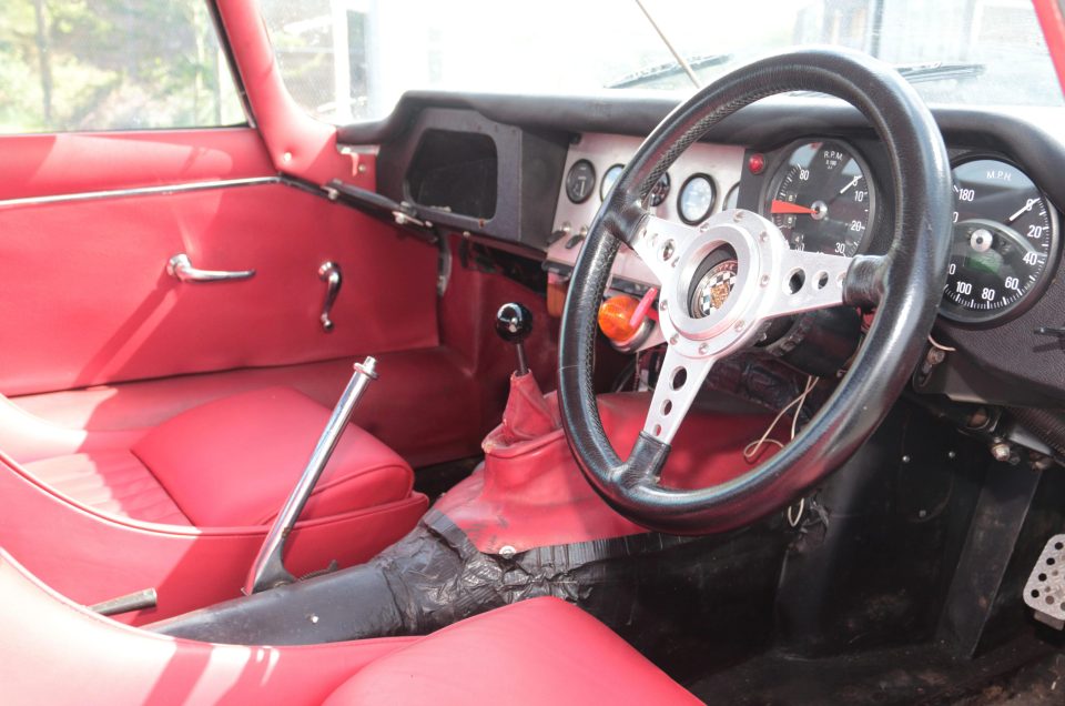  The interior isn't as luxurious as a regular E-Type