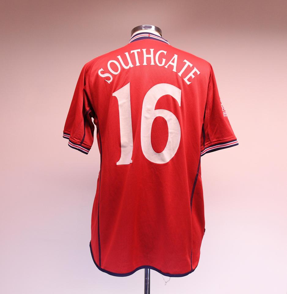  Classic Football Shirts sell match-worn shirts, including this Gareth Southgate jersey